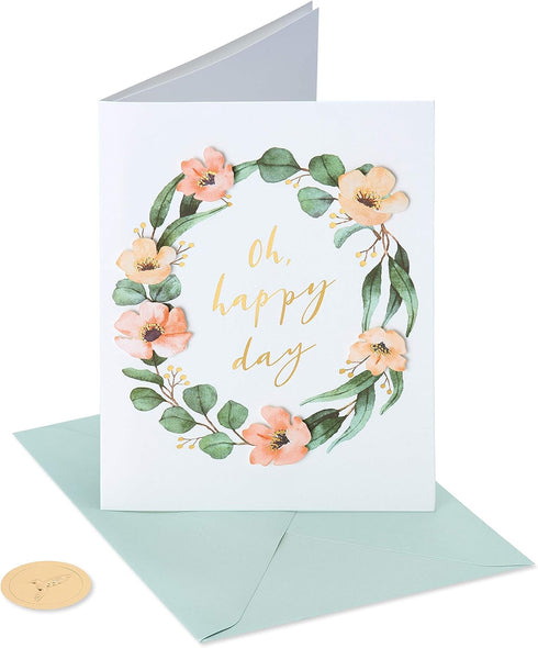Papyrus Wedding Card, Wonderful Wish Design