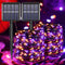 YAOZHOU Halloween Decor Outdoor Solar String Lights, 200 LED 66FT Waterproof 2 Pack for Garden, Patio, Fence