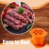Generic Manual Sausage and Hot Dog Maker, Non-Stick Sausage Mold for Home Cooking, Barbecue and Kitchen Use
