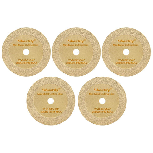 2 Inch Cut Off Wheel - 5Pack, Diamond Cutting Wheel for Stainless Steel, Bronze, Brass, Nuts, Bolts, Screws, Wood