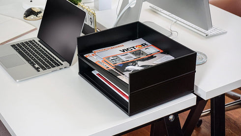 Victor Technology, LLC Midnight Black Desk Tray