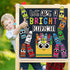 Set 47Pcs JarThenaAMCS Back to School Crayon Bulletin Board Colorful Crayon Shape Paper Cutouts with Glue Points We are