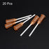 uxcell 20 Pcs 15G Plastic Dispensing Needles, 1" PP Glue Needle Tube Blunt Luer Lock Tips for Liquid Glue Gun, Amber