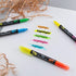 Pentel Twin Checker Dual-Tip Highlighter, Pack of 12, Chisel Tip, Yellow/Green Ink (SLW8-GK)