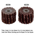 12Pcs 120 Grit Flap Sanding Wheel Head Grinding Disc with 2 of 3mm Arbor for Rotary Tool