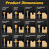 12 Set 1/4 Inch 90 Pieces Tungsten Carbide Router Bit Shank for Beginners Woodwork Tools, Including Dovetail, Chamfer