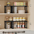 Honiter 2 Sets Desk Shelf, Desktop Organizer Shelf, Freestanding Small Bookshelf, 2 Tier Stackable Desktop Storage