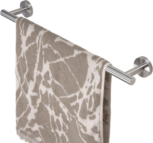 HITSLAM Brushed Nickel 19.8 Inch Towel Bar for Bathroom, Wall Mounted Stainless Steel Rack
