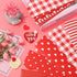 Whaline 69 Feet Valentine's Day Bulletin Board Borders, 60 Pieces in 5 Styles, Heart Plaid Spot Stripe for Decoration