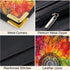 Floral Server Books for Waitress - Sun Flower Leather Waiter Book Server Wallet with Zipper Pocket, Cute Waitress