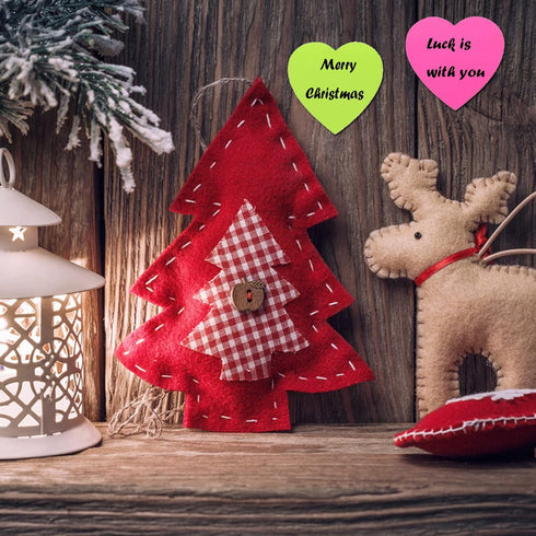 Sticky Notes, 560 Sheets 3 × 3 Inches Heart Shaped Self-Sticky Notes Pad in Bright Colors for Home Office Notebook