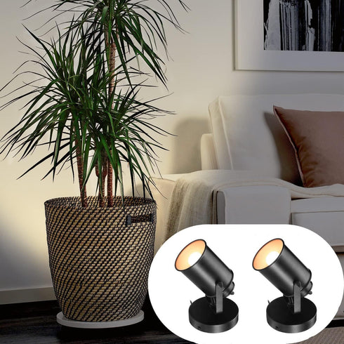 NOTOC Industrial Adjustable Retro Black, Plug-in Wall lamp, Rocker Wall Sconces with on/Off Switch for Bedroom Living