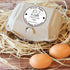 Farm Fresh Eggs Stickers, 500 Pcs Carton Labels Per Roll - 1.5 Inch Fresh Eggs Farmer's Market Packaging Sticker.