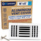 14x6 Inch (Duct Opening) Aluminum 3-Way Air Flow Vent HVAC Vent Cover