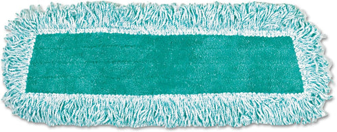 Rubbermaid Commercial Products Light Commercial Microfiber Dust Pad with Fringe, 18 inch,