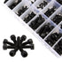 304 Stainless Steel M3 M4 M5 M6 Hex Socket Head Cap Machine Screws Bolts Nuts Washers Assortment Kit 700Pcs