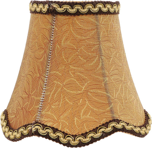 minkissy Cloth Lamp Shade Vintage Lamp Shade Clip On Bulb for Table