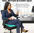 Tailbone Gel Seat Cushion for Support and Relief from Butt and Back Pain and Pressure - Cushions are Large Thick