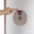 Office Door Sign, 6 Options Do Not Disturb/Out of Office/In a Meeting/Back Soon, Privacy Door Sign 6 Inches Silver