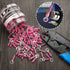 200PCS Heat Shrink Ring Connectors 5/16" Red 22-18 AWG, Crimp Electrical Connectors by Sopoby
