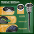 8 Pack(Cold SOLPEX Solar Lights for Outside, Solar Outdoor Pathway Garden Lights Waterproof, Solar Powered Landscape