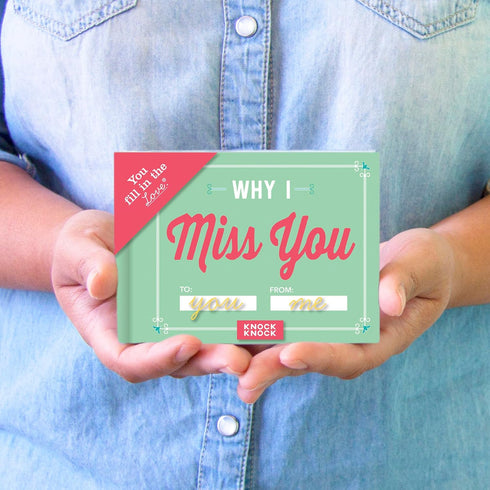 Knock Knock Why I Miss You Fill in the Love Book - Fill-in-the-Blank Gift Journal
