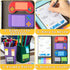 B1ykin Cartoon Theme Sticky Notes Set - Cute Self-Stick Notes Pad Gift, Self-Adhesive Memo Pages for Kids Employee