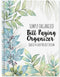 Current The Best Days Bill Paying Organizer Book - 9" x 12”, 14 Storage Pockets, 32 Label Stickers, Monthly Tracker