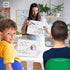 SCRIBBLEDO 11”x14” Large Graph Dry Erase Board with Double-Sided .75” Cells for Home School Classroom Use