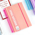Yoment Hardcover Spiral Notebook 300 Pages College Ruled 7" X 10" Large Spiral Lined Journals Notebooks for Work with Elastic Band Thick Notebooks for Note Taking Women Men Business,Pink (Pink) by Yoment