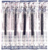 Zebra 1.0mm Black Ink Refill (JF-1.0) for Zebra Sarasa Clip 1.0 Gel Ballpoint Pen (JJE15-BK) - 5 Pack