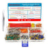560Pcs Breadboard and Jumper Wire kit PCB Circuit Board Assortment 14 Different Lengths with breadboard,Tweezers,Alligator Clip Test Leads and Plastic Box