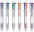 Shuttle Art Multicolor Pens, 23 Pack 6-in-1 0.7mm Retractable Ballpoint Pens for Office School Supplies