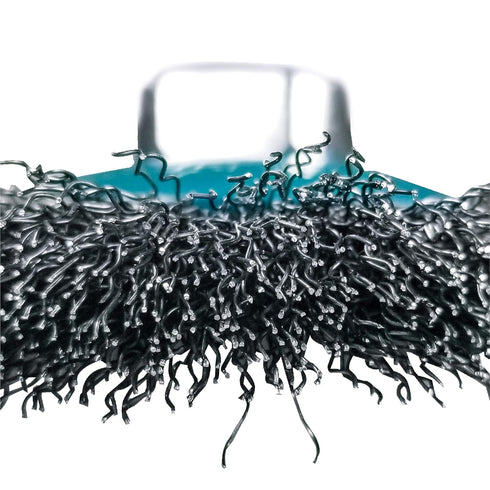 Makita 1 Piece 4.5" Crimped Wire Wheel Brush, Light-Duty Conditioning for Metal, 4-1/2" x 5/8-Inch