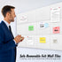 Large Office Cork Board Alternative 47"x35", 12 Pack Felt Wall Tiles for Wall Pin Board Tack Board