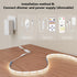 20ft/6.1m,CRI 90+ 4000K DC24V MIWISE COB LED Strip Natural White High Lumen Super Bright Flexible LED Tape Light