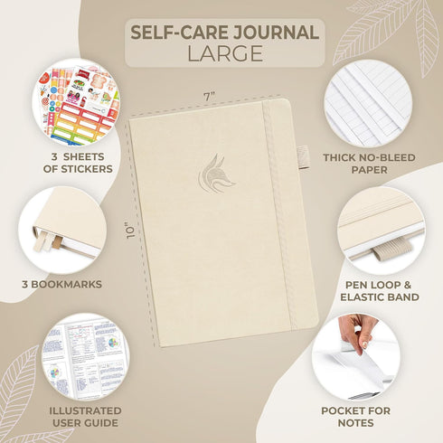 Clever Fox Self-Care Journal Wellness & Daily Reflection Notebook Mental Health & Personal Development Journal