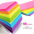 Early Buy Lined Sticky Notes, 4x6 Self-Stick Notes, 6 Bright Colors, 6 Pads, 45 Sheets/Pad