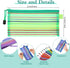 Glenmal 72 Pack Zipper Mesh Pouch, Multipurpose Storage Bag for Office Classroom Supplies