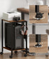 Akxomel 16.5" 2 W Computer Tower Stand with Charging Station and USB Port, Tier Mobile Floor PC Stand Fits Under Desk