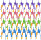 Zonon Student Math Geometry Compass, 6 Inch Bright Colored Precision Tool for School Supplies (30 Pcs)