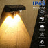 8 Pack 9 11 100lm IP65 Brizled Solar Fence Lights Outdoor, Colors & Modes - Warm White/Cool White/RGB Color Changing