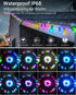 ALITOVE 50pcs DC 12V WS2811 Led Pixel Black 12mm Diffused Digital RGB Addressable LED Pixels Module