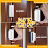 Home Security Door Lock Door Reinforcement Lock Door Locks for Kids Safety Flip Door Lock Latch Childproof Night Lock