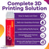MO2016 All-in-One 3D Printer Adhesive Glue - ABS, PLA, PETG, HIPS, TPU Flex Filament on Glass, 50mL