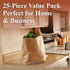 57 Lb Pack 25ct Kraft Brown Paper Bags