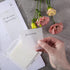 DiverseBee 50 Sheets Pastel Transparent Sticky Notes, 3x3” Clear Sticky Tabs, Translucent Page Flags, Planner