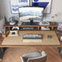 Pad,47.2''x15.8'',Cork DAWNTREES Dual Sided Desk Mat,Leather Desk Desk Mat Protector,with PU Leather Valet Tray