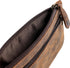 Moonster Leather Pencil Case Pouch, 8" x 4" - Leather Pen Case with Zipper Closure