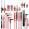 KAIWEETS 23PCS Multimeter Test Leads Kit, Replaceable Precision Probes Set, Alligator Clips for Digital Electrical